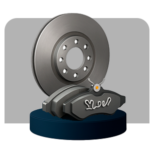 Troca de pastilha de freio + mão de obra